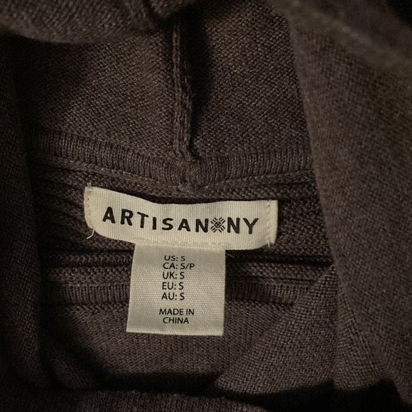 🛍️DONATED | Artisan NY | Pullover Sweater Brown Small - Picture 4 of 8
